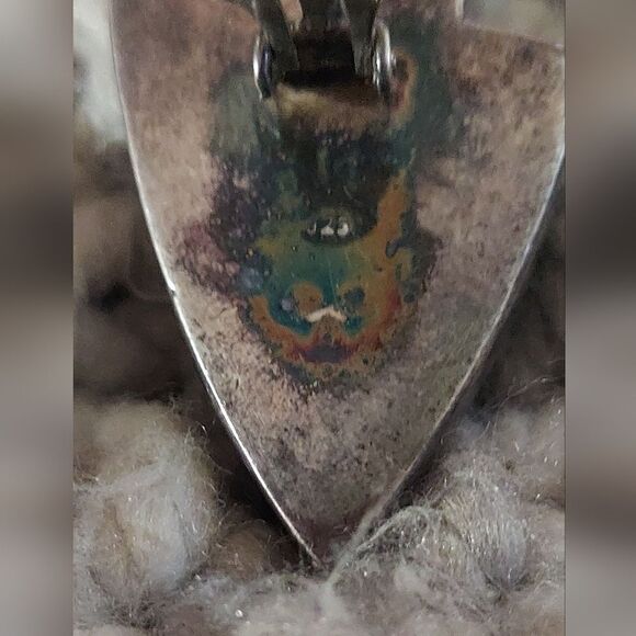 Sterling Silver 925 Vintage Clip On Earrings Large 3D Puff - Picture 11 of 14